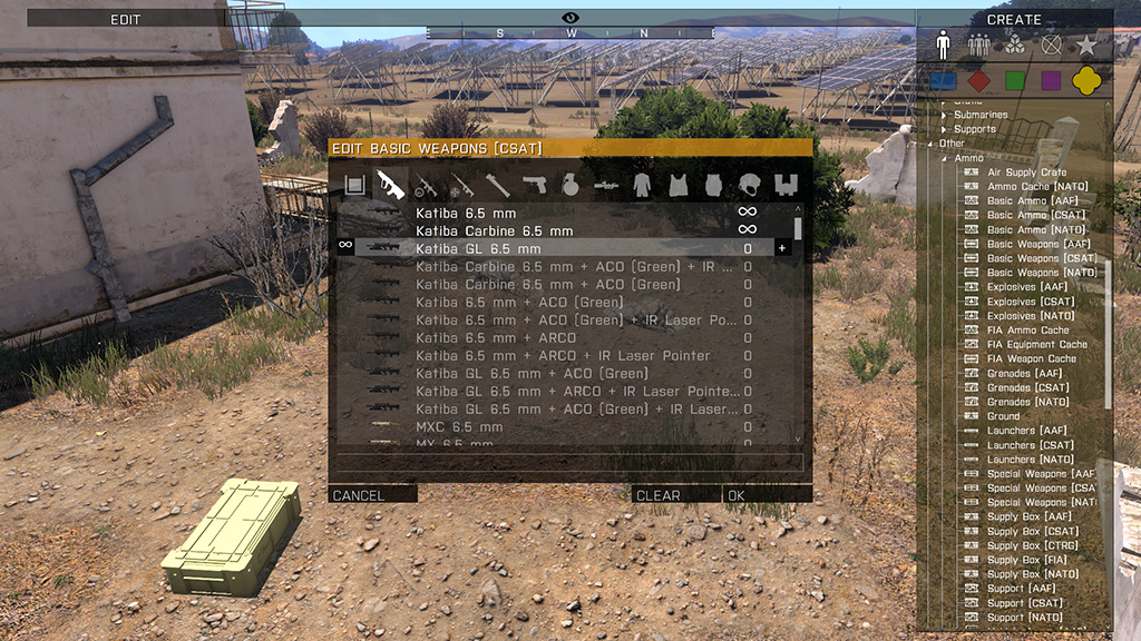 Limit Weapons In Arsenal Arma 3 Mission Editing Scripting